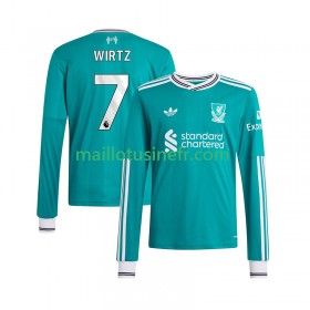 Maillot de Foot Liverpool Florian Wirtz 7 Troisième 2025-26 Manches Longues